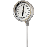 45GR/45LR Direct Drive Gas & Liquid Filled Thermometer